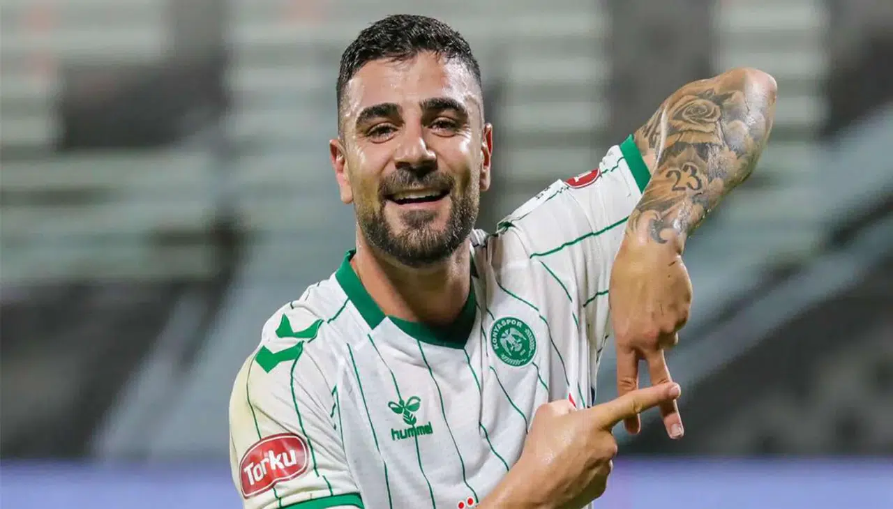 Konyaspor'un kaptanından ayrılık mesajı