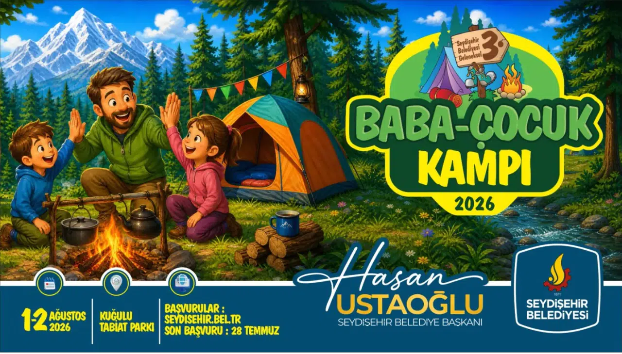 Konya'da doğayla iç içe baba-çocuk kampı başlıyor