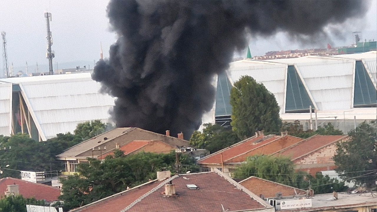 Konya Eski Sanayi'de yangın çıktı