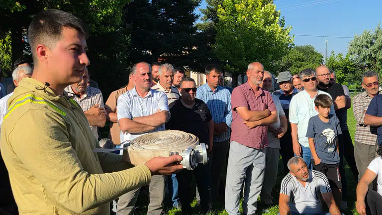 Konya'da arıcılara orman yangını eğitimi verildi!