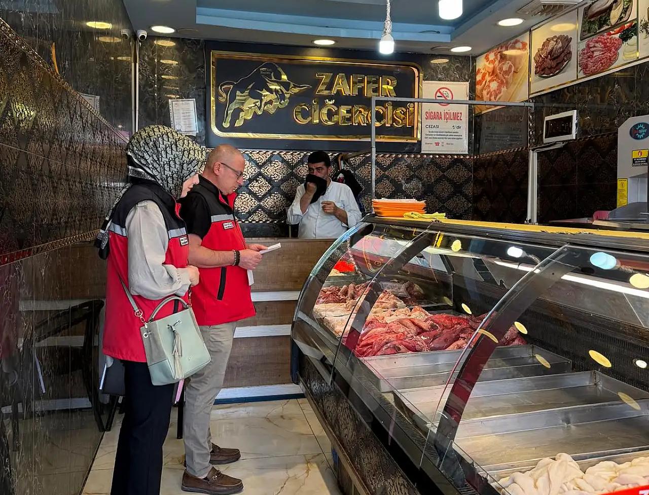Konya'nın tarihi çarşısında sıkı denetim!