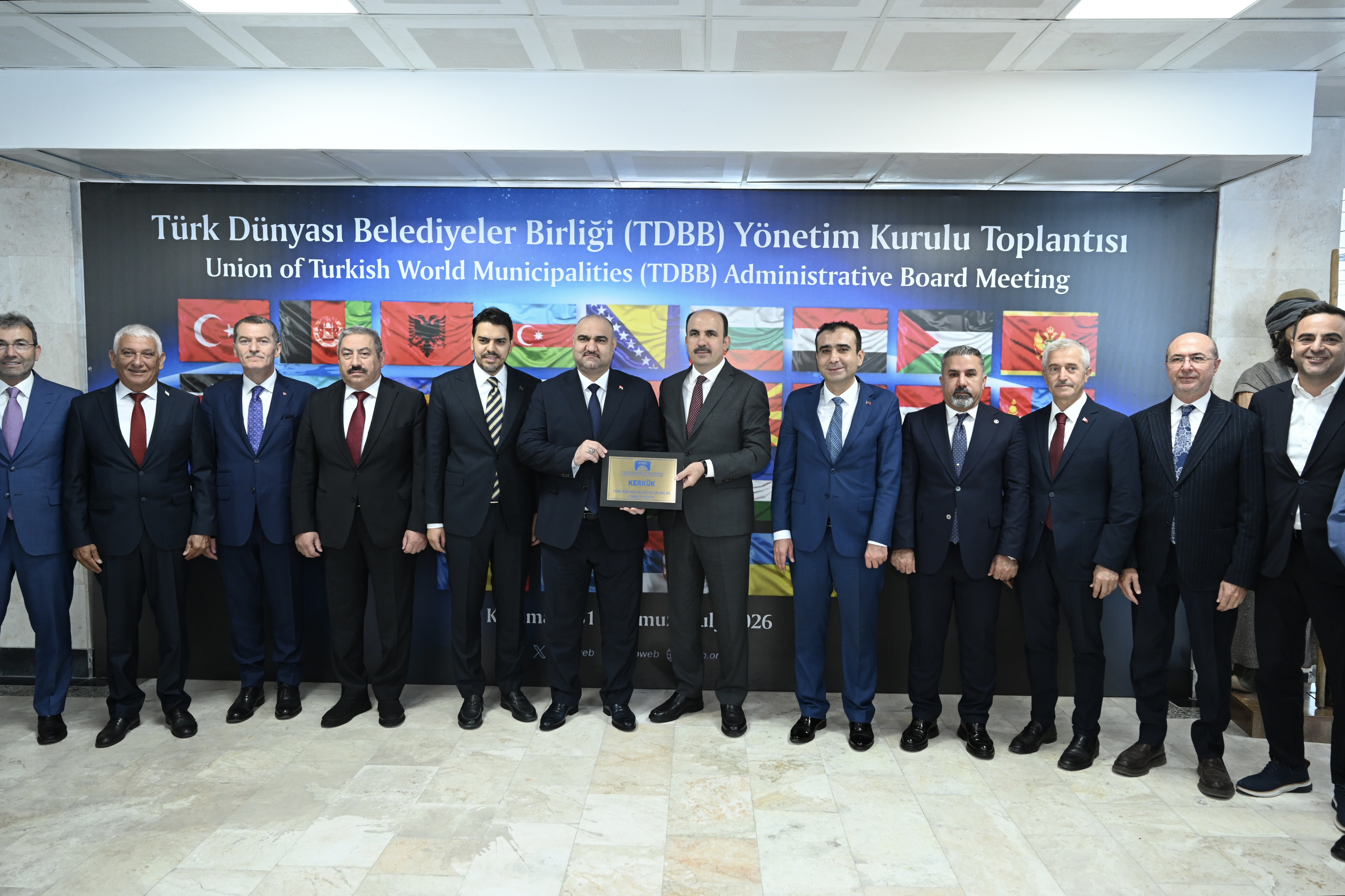 TDBB Başkanı Altay, Kerkük Türk Dünyası Belediyeler Birliği’nin Resmi Üyesi Oldu