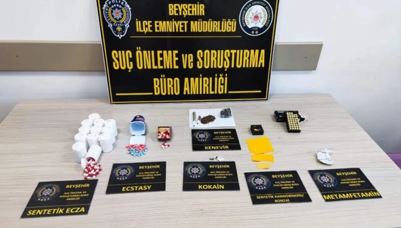 Konya'da uyuşturucu operasyonu
