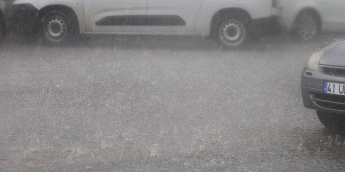 Konya'nın o ilçesinde yağış etkili oldu