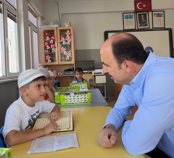 Konya'da Başkan Altay'dan Kur'an kursu ziyareti