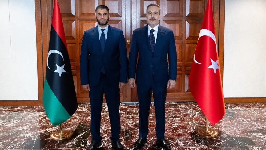 Dışişleri Bakanı Fidan, Libya İçişleri Bakanı Trablusi ile Ankara'da görüştü
