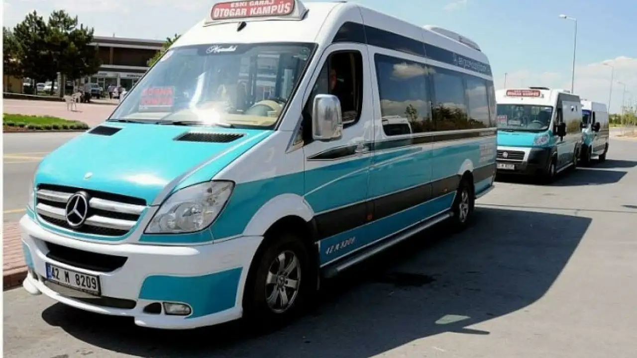 Konya'da dolmuş ücretlerine zam geldi!