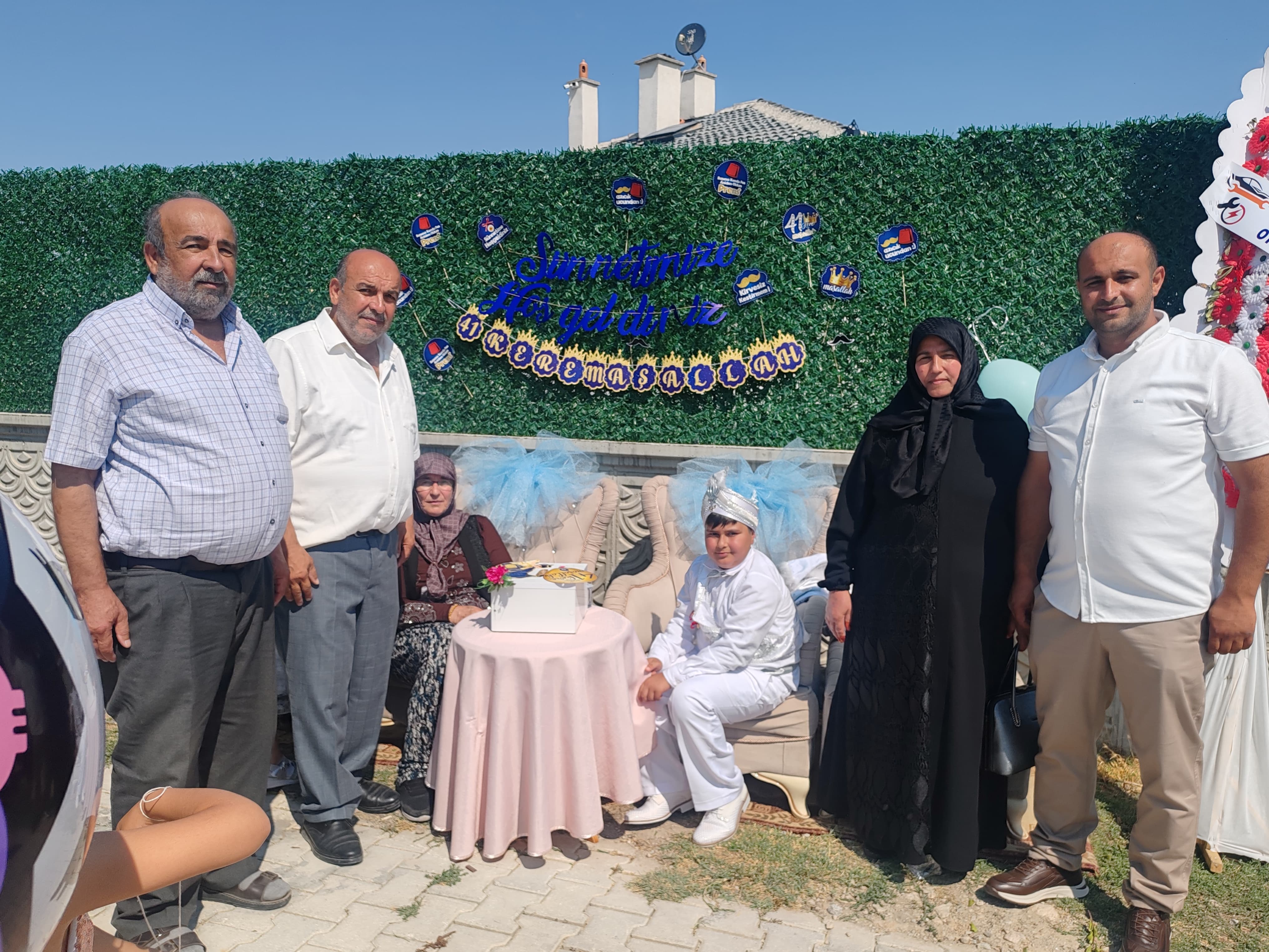 Konya'da Gürler ailesinde sünnet coşkusu