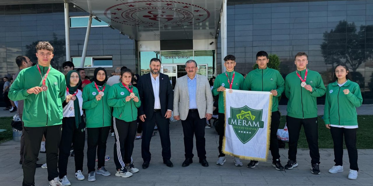 Meram Belediyesporlu gençlerden 11 madalya