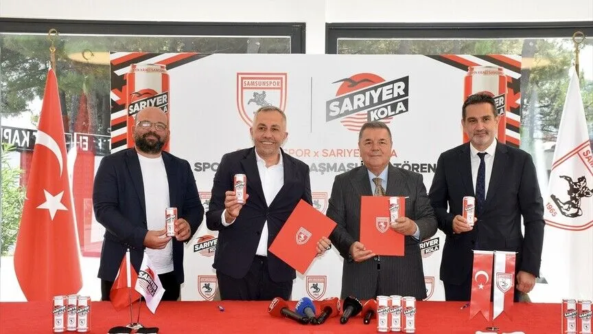 Samsunspor, Sarıyer Kola ile sponsorluk anlaşması imzaladı