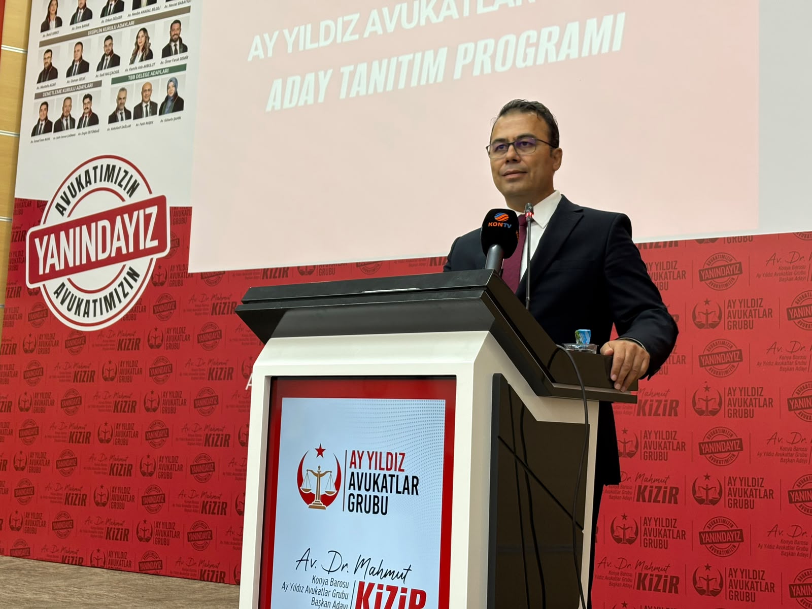 Konya Barosu’nda seçim heyecanı: Mahmut Kizir adaylığını açıkladı