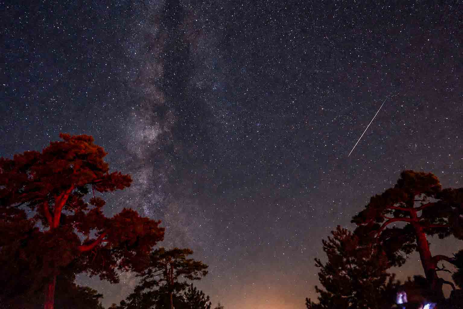 Meteor yağmuru Meram Kızılören'de şölene dönüştü