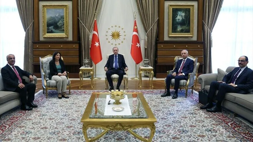 Cumhurbaşkanı Erdoğan, DEM Parti heyetini kabul etti