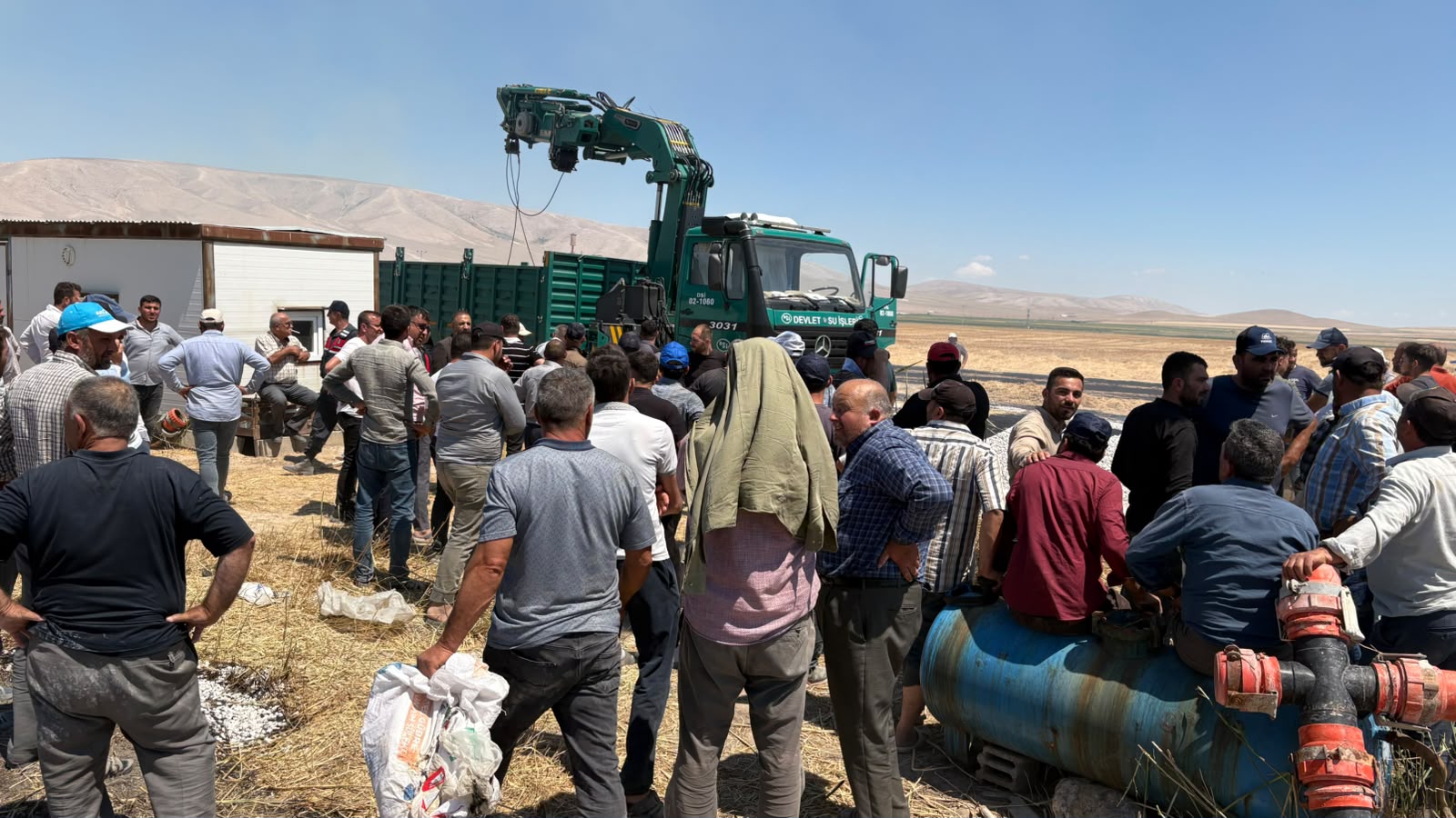 Konya Ovası’nda kuyu tartışması: Çiftçiler tepki gösterdi