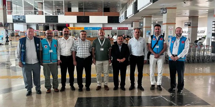 Konya’dan kutsal topraklara dualı yolculuk: 169 kişi Umre için uğurlandı