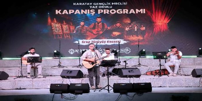Karatay'da Gençlik Meclisi Yaz Okulu Coşkulu Kapanış Programıyla Sona Erdi