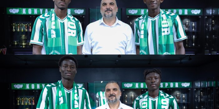 Konyaspor’dan geleceğe yatırım! 4 genç futbolcuyla 5 yıllık sözleşme