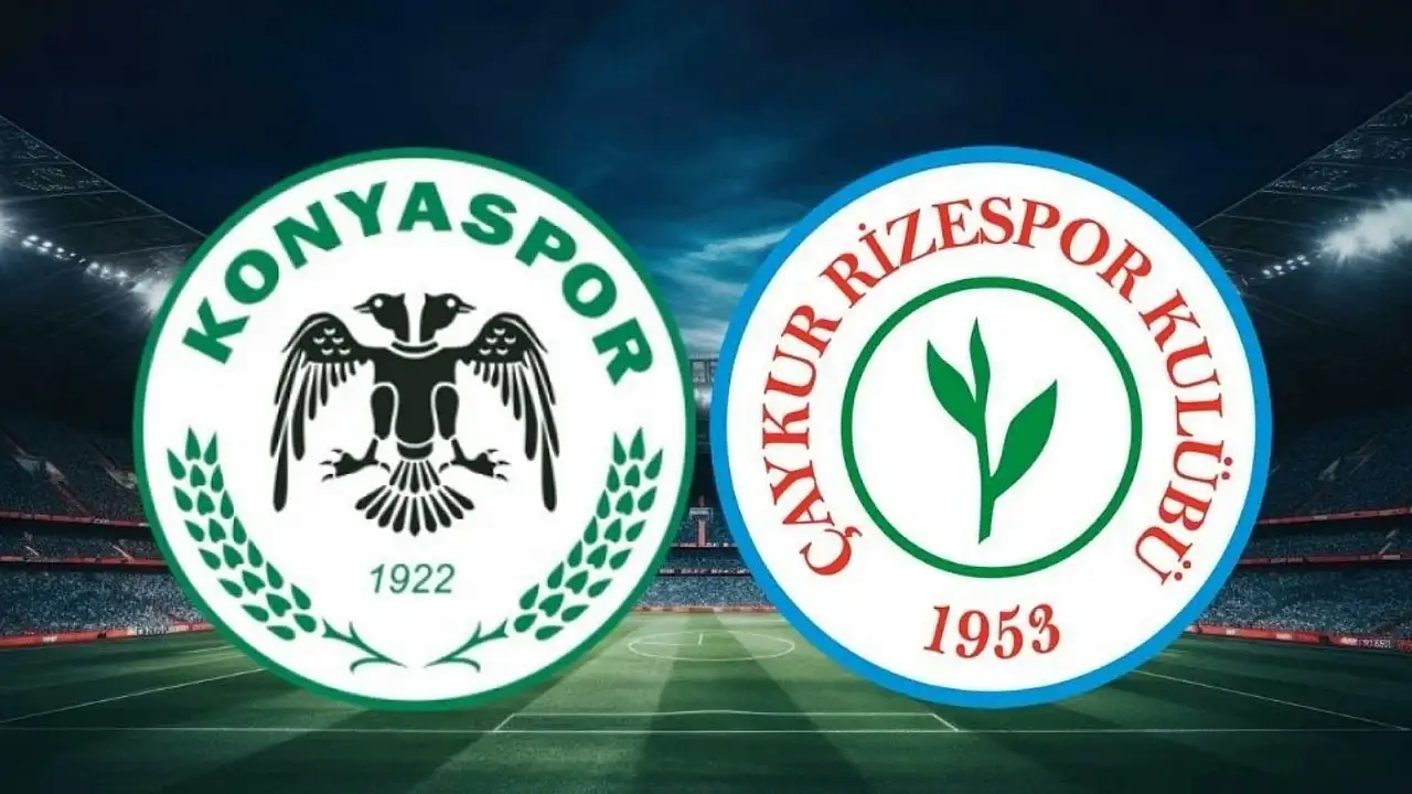 Konyaspor-Rizespor maçı öncesi ilk 11'ler belli oldu