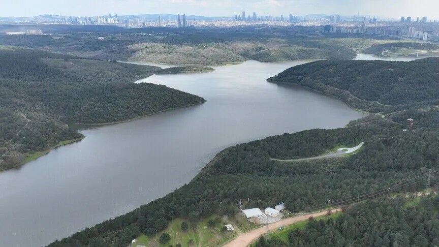 İstanbul'daki barajların doluluk oranı yüzde 48,13'e düştü