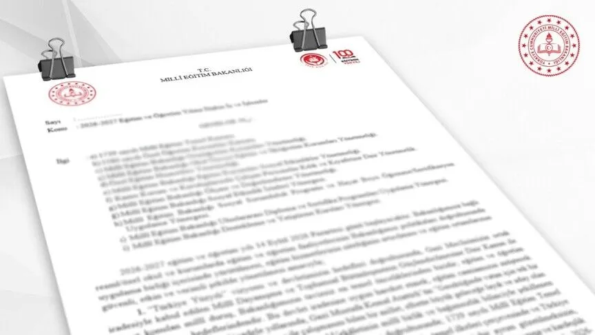 MEB'den "2026-2027 eğitim ve öğretim yılına ilişkin" genelge