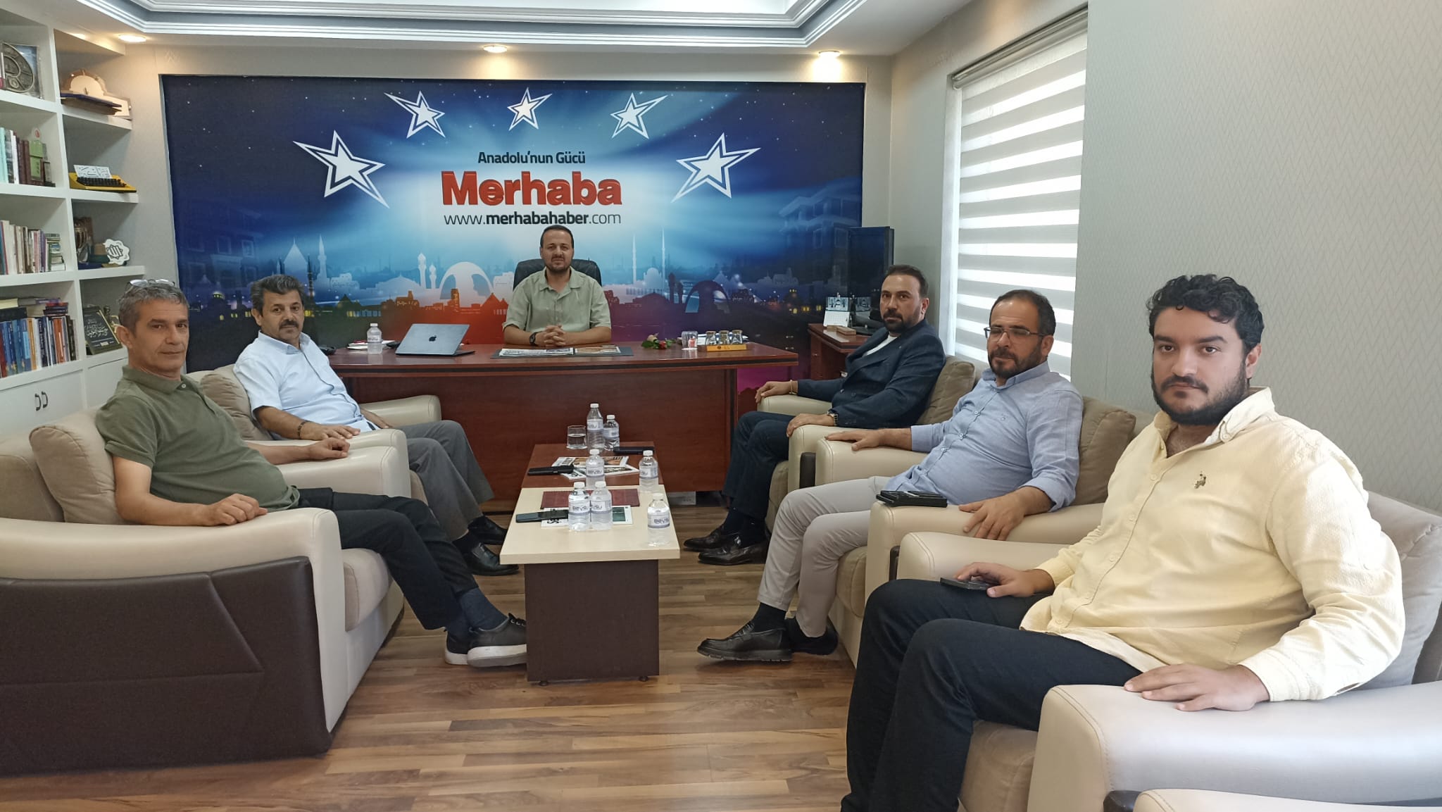 Konya Yeni Medya Cemiyeti’nden Merhaba Gazetesi’ne 57. yıl ziyareti