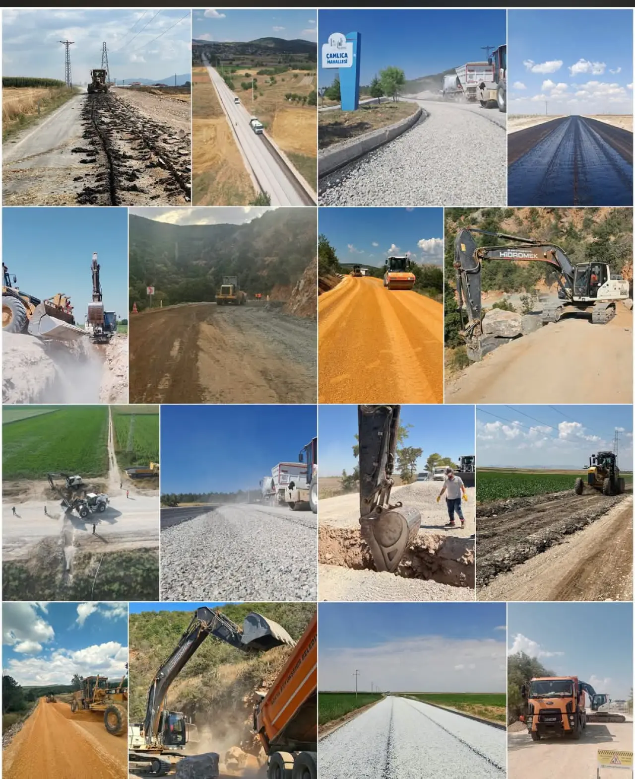 Konya’nın ilçelerinde ulaşım yatırımları sürüyor