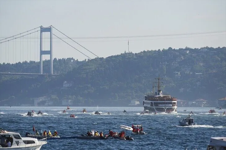 38. Boğaziçi Kıtalararası Yüzme Yarışı başladı