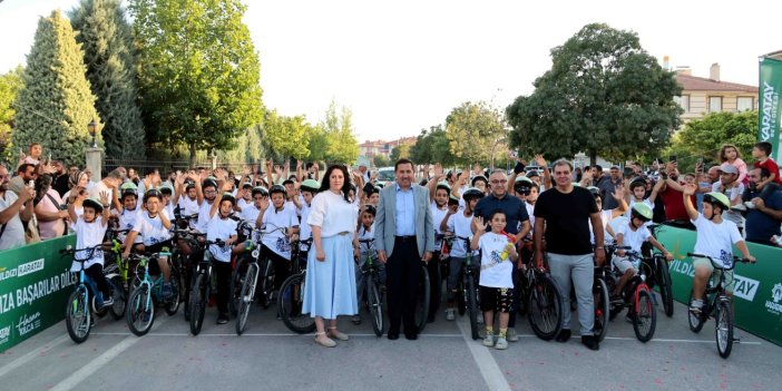 Karatay'da 11.Düz Bisiklet Yarışı heyecanı yaşandı