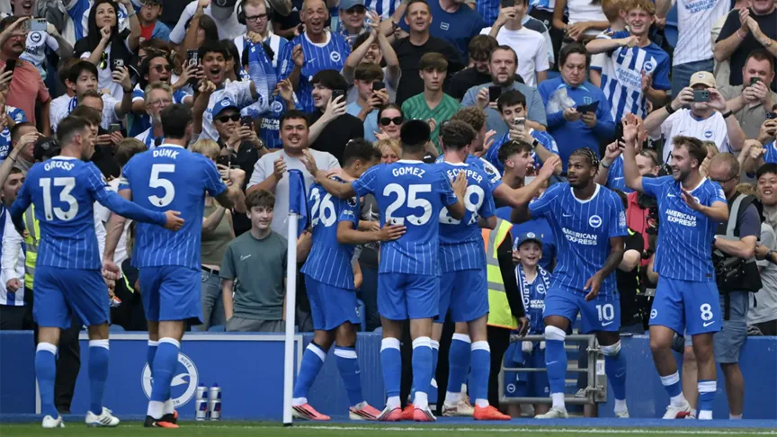 Premier Lig'de Brighton'a Aston Villa karşısında yarım saat yetti