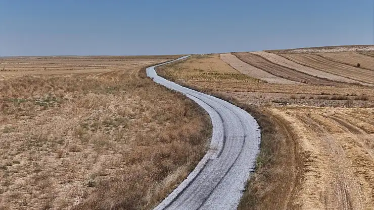 Konya'da iki ilçeyi birbirine bağlayacak yol tamamlandı