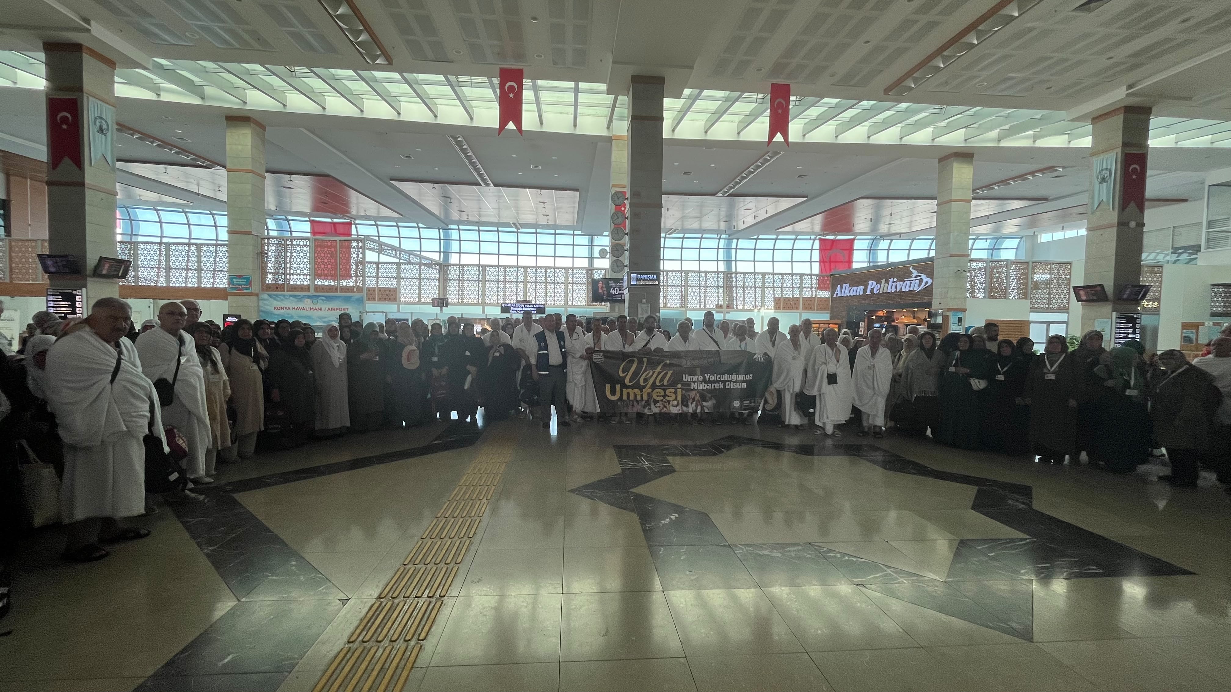 Konya'dan kutsal topraklara 'Vefa' yolculuğu