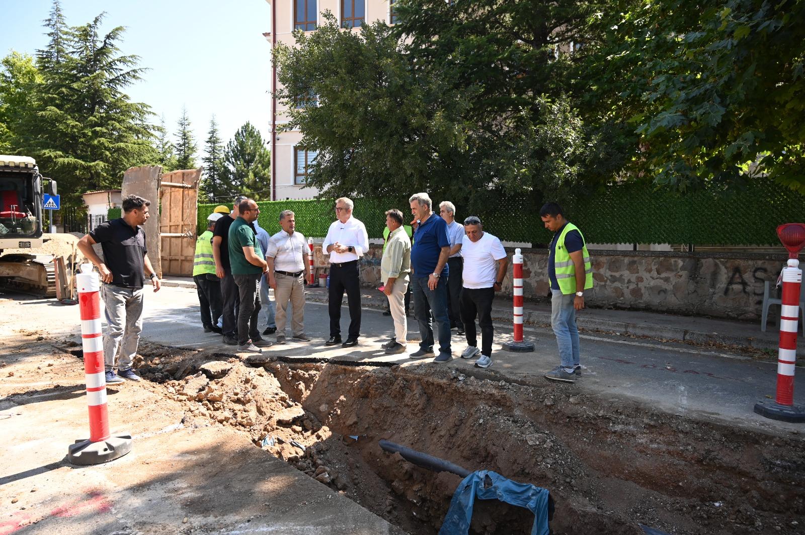 Seydişehir'de Koski altyapı çalışmaları sürüyor
