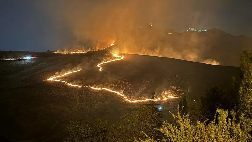 Başkentte bir günde 140 yangın çıktı