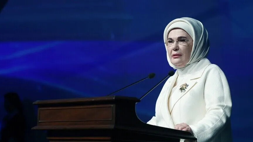 Emine Erdoğan, 6. Lider Eşleri Zirvesi'ne video mesaj gönderdi