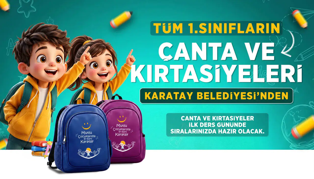 Konya’da 9 bin öğrenciye okul çantası ve kırtasiye desteği