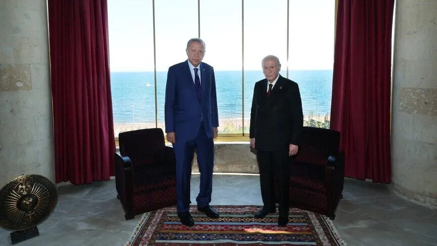 Cumhurbaşkanı Erdoğan, MHP Genel Başkanı Bahçeli ile görüştü