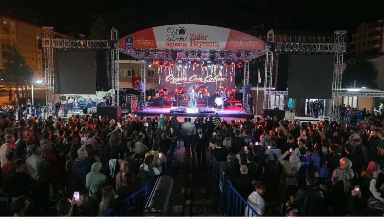 Seydişehir’de Zafer Bayramı coşkusu zirve yaptı