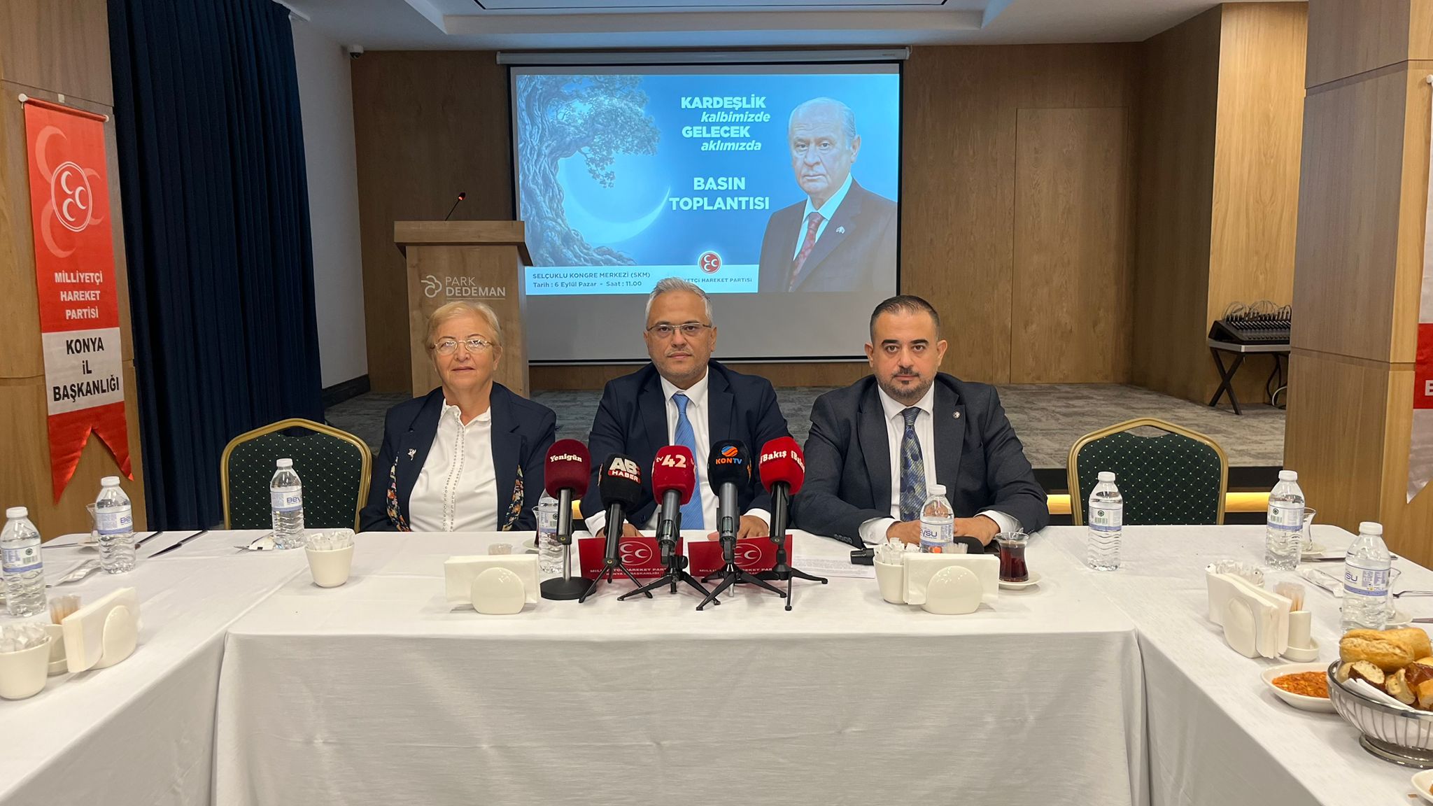 MHP Konya İl Başkanı Sedat Göncü basınla bir araya geldi: “Daha çok sahada olacağız.”
