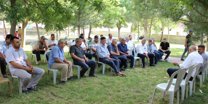 Erkoyuncu, üreticilerle bir araya geldi desteklerini aldı