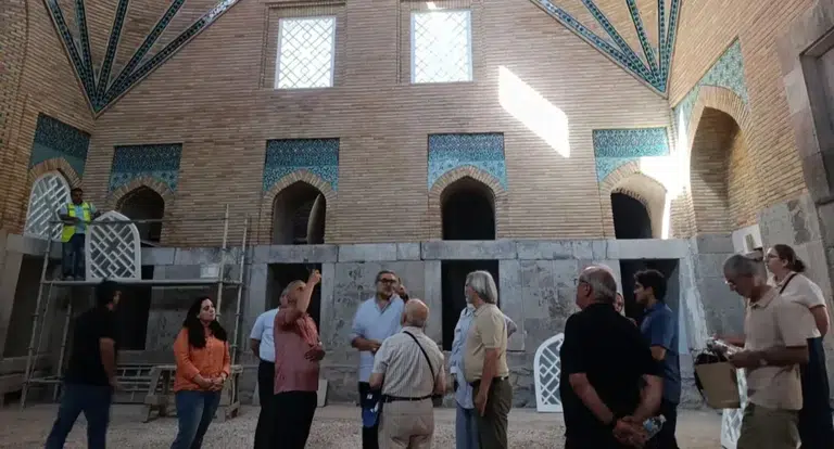 Konya'nın yüzyıllık mirası İnce Minerali Medrese'de son durum