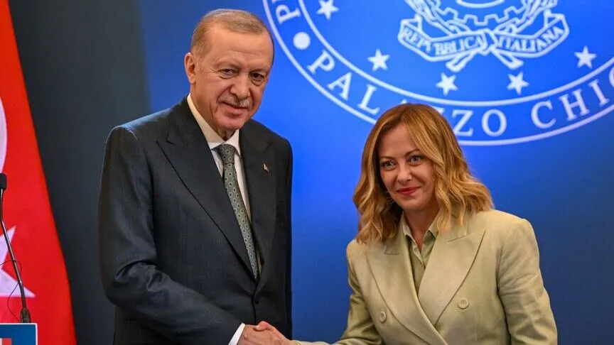 Cumhurbaşkanı Erdoğan İtalya Başbakanı Meloni'yi tebrik etti