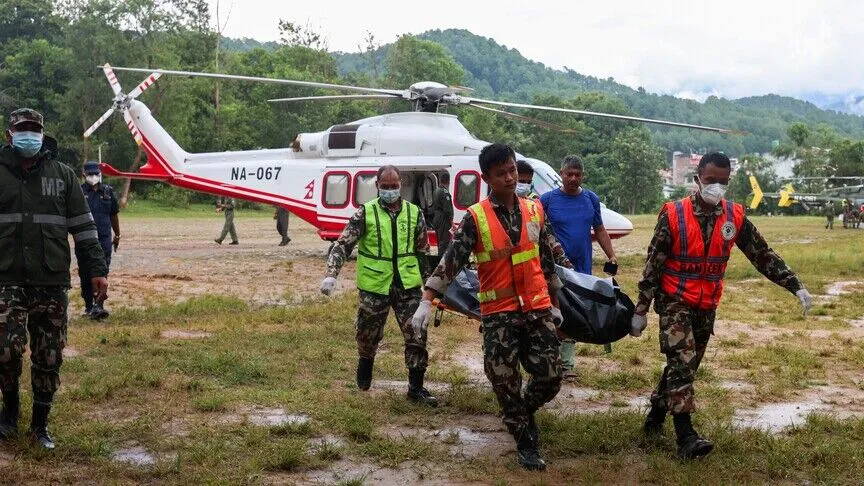 Nepal'deki selde hayatını kaybedenlerin sayısı 1342'ye çıktı