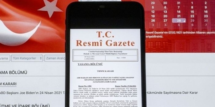Resmi Gazete atama kararları 13 Temmuz 2024!