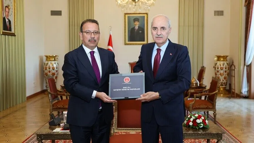 TBMM Başkanı Kurtulmuş, Sayıştay Başkanı Yener'i kabul etti