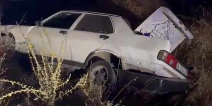 Konya'da otomobil şarampole devrildi: 1 yaralı
