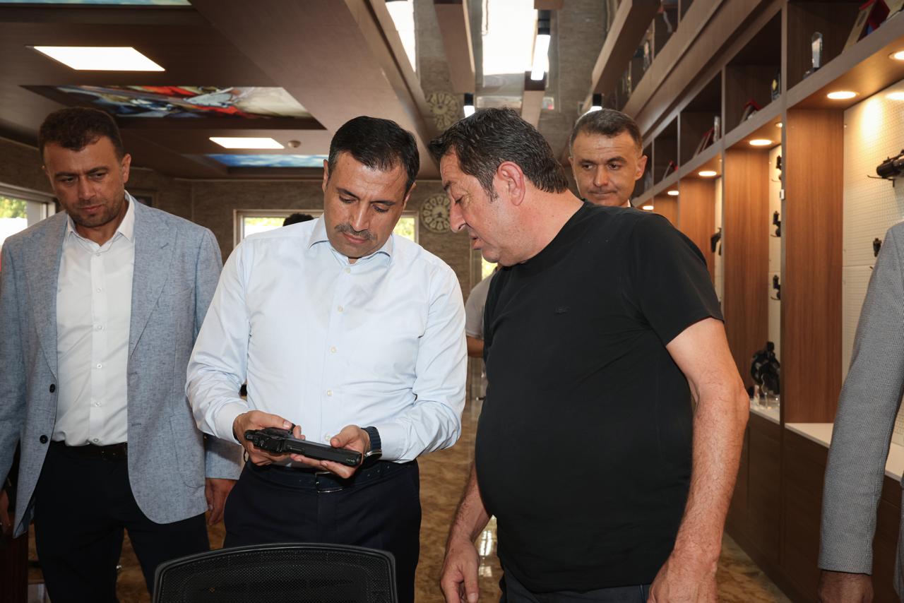 Başkan Özgökçen, Huğlu’daki savunma sanayisi üretimini inceledi