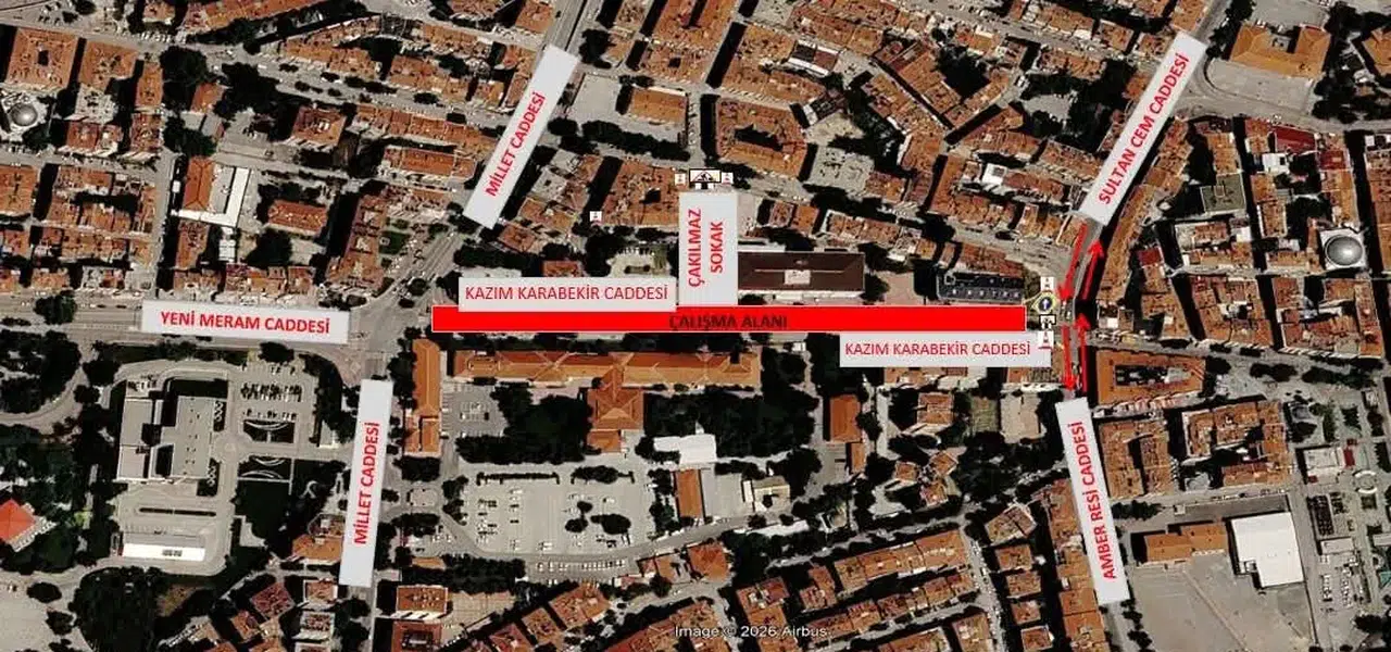 Konya’da Kazım Karabekir caddesi gece saatlerinde trafiğe kapanacak
