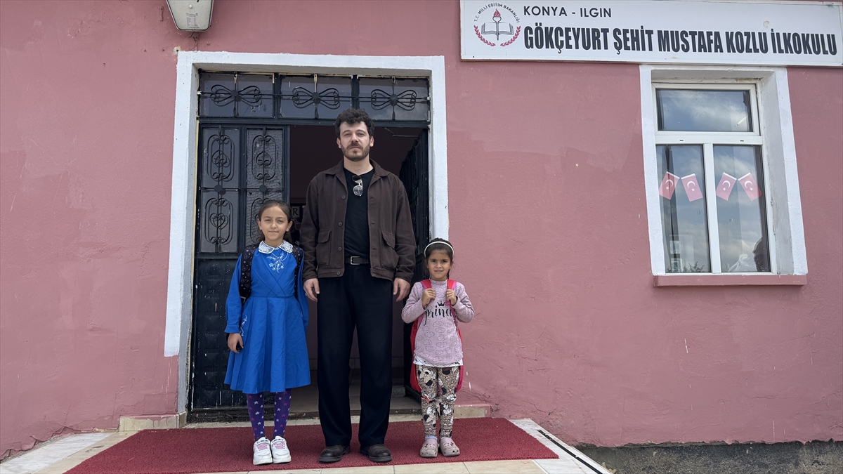 Konya'nın tek öğrencili okuluna yeni öğrenci