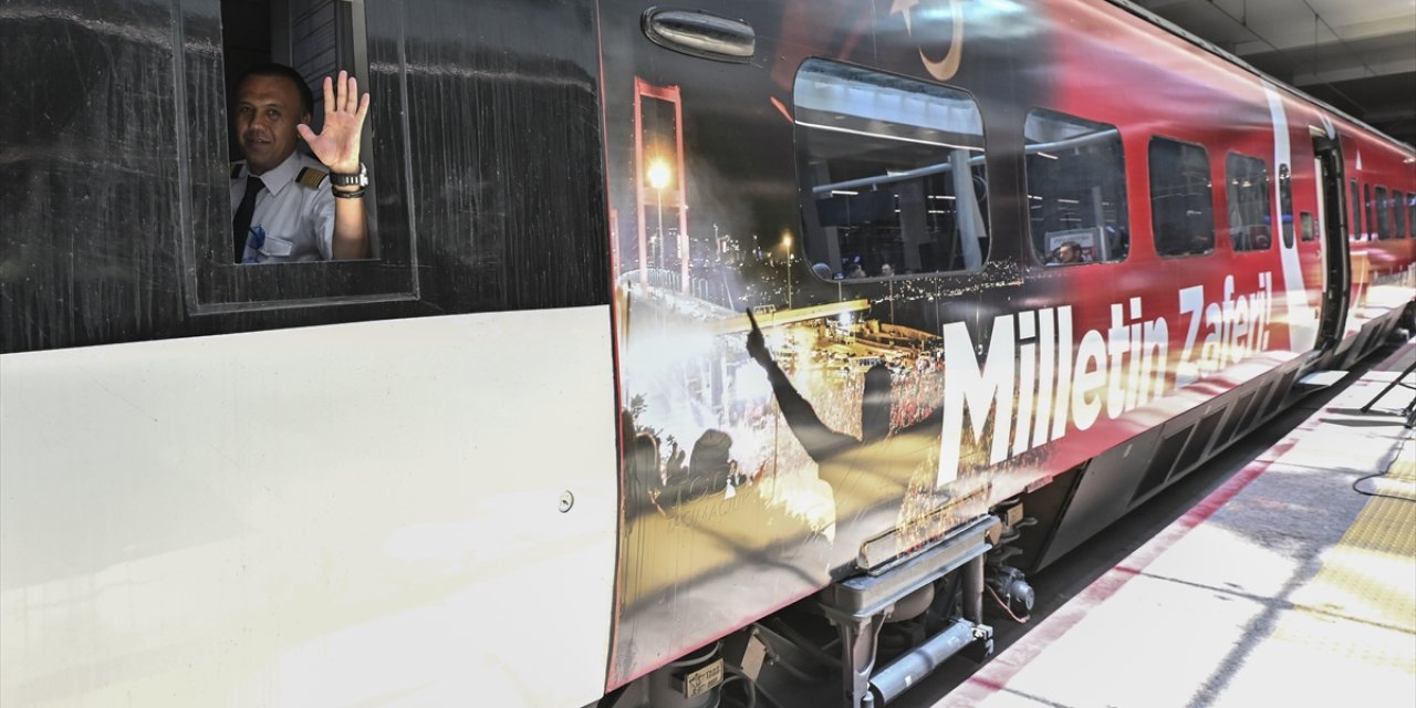 15 Temmuz Demokrasi ve Milli Birlik Treni Konya'ya yola çıktı