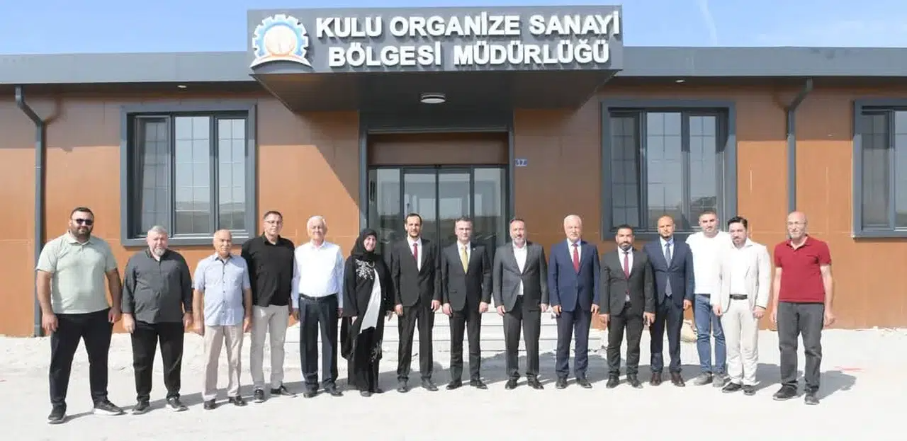 AK Parti Konya Milletvekili Mustafa Hakan Özer Kulu'nun Sanayi Bölgesini Ziyaret etti